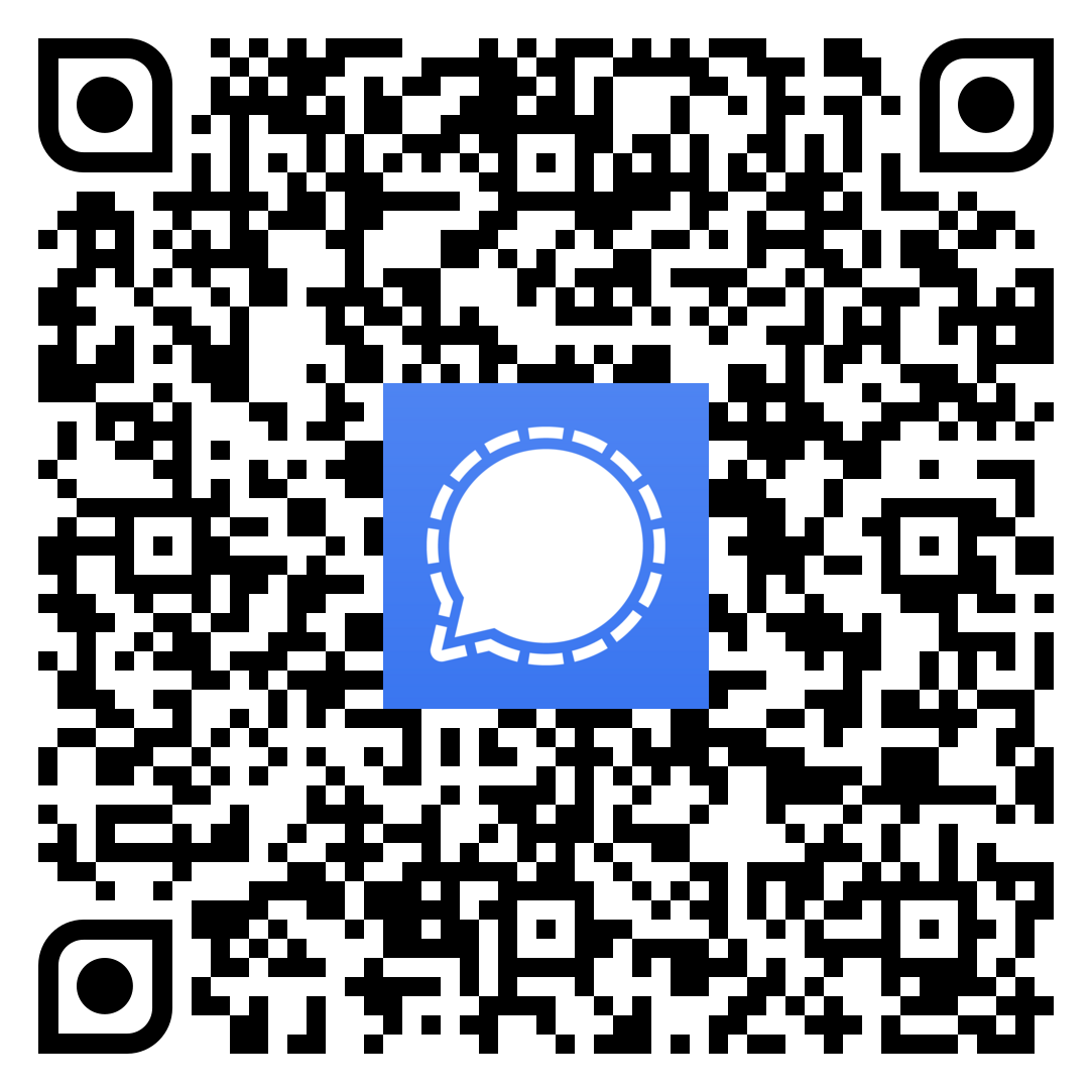 QR-Code für Signal-Gruppe